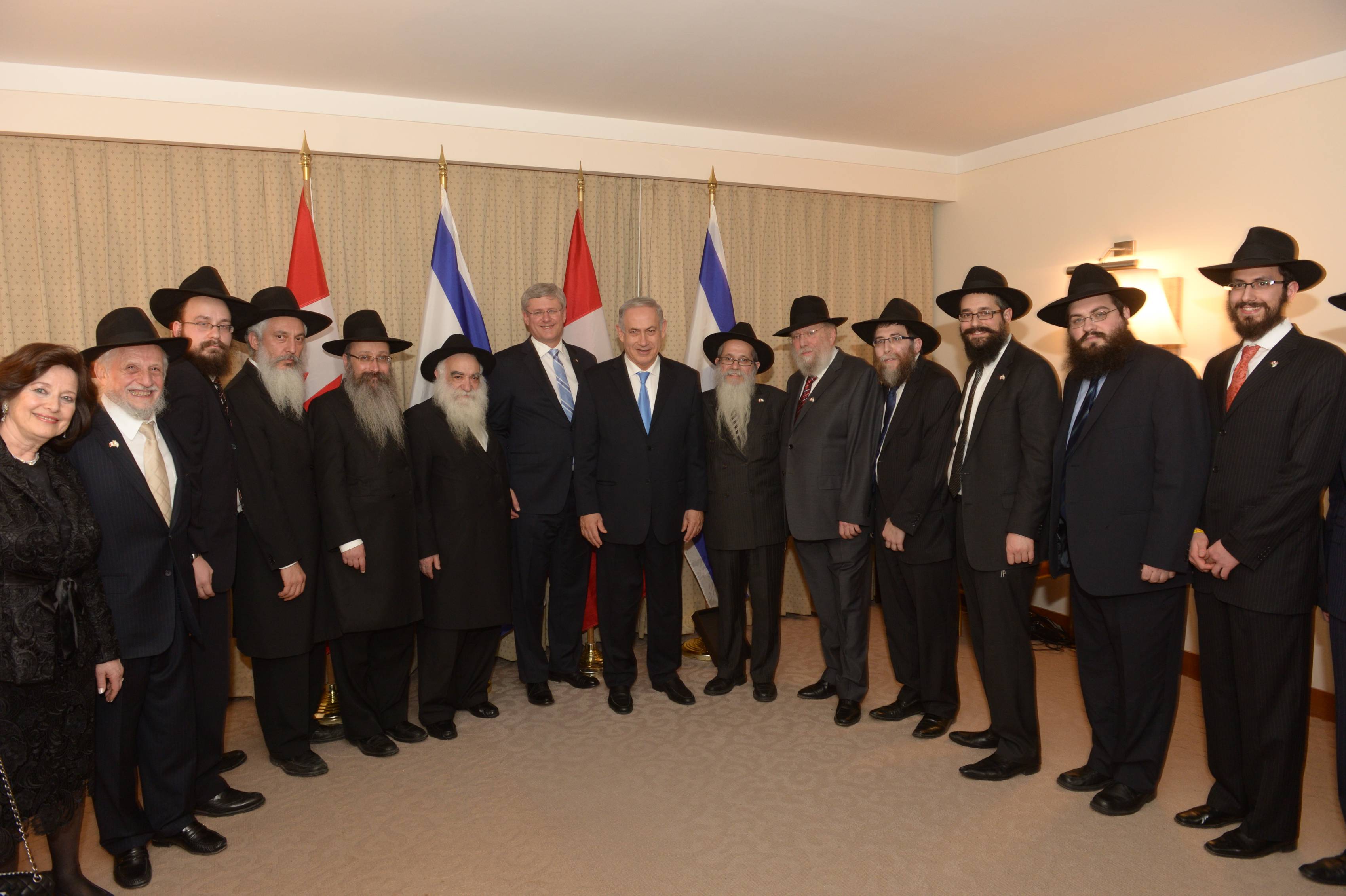 Prime Ministers Harper, Netanyahu Meet With Chabad Delegation - Chabad ...